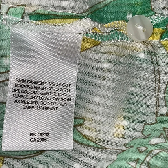 ALFRED DUNNER 2pc set floral button up and embellished tank top NEW size 18 - Picture 6 of 14